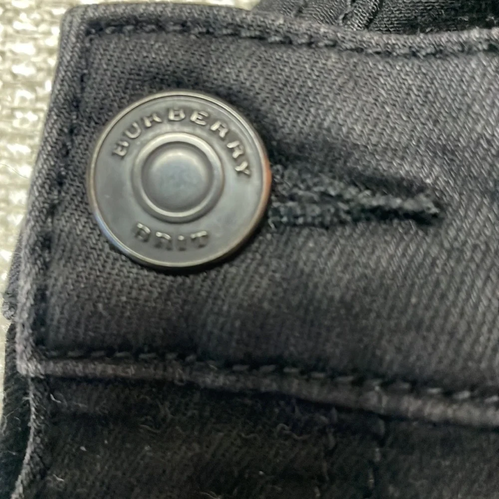Burberry Brit skinny low-rise washed black jeans - Picture 4 of 12